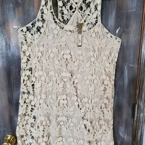 Ivory mini dress